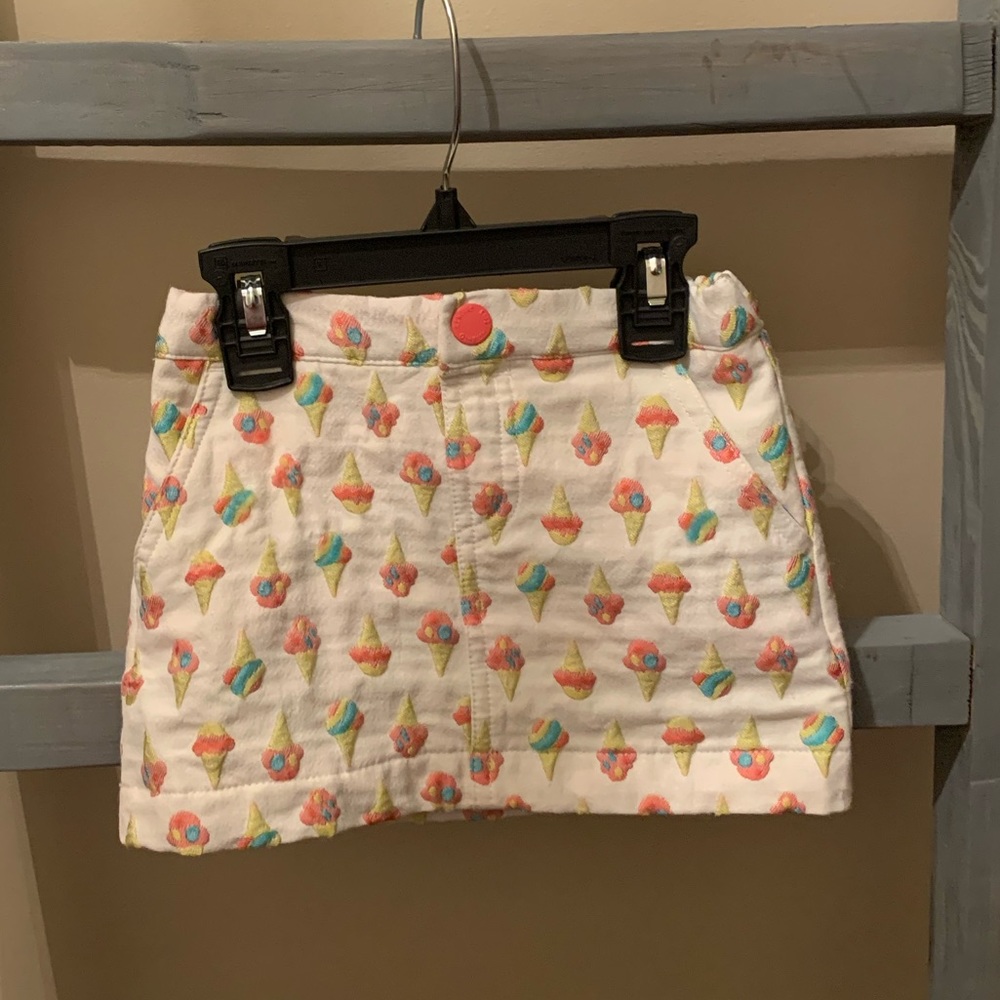 Embroidered Ice Cream Skirt